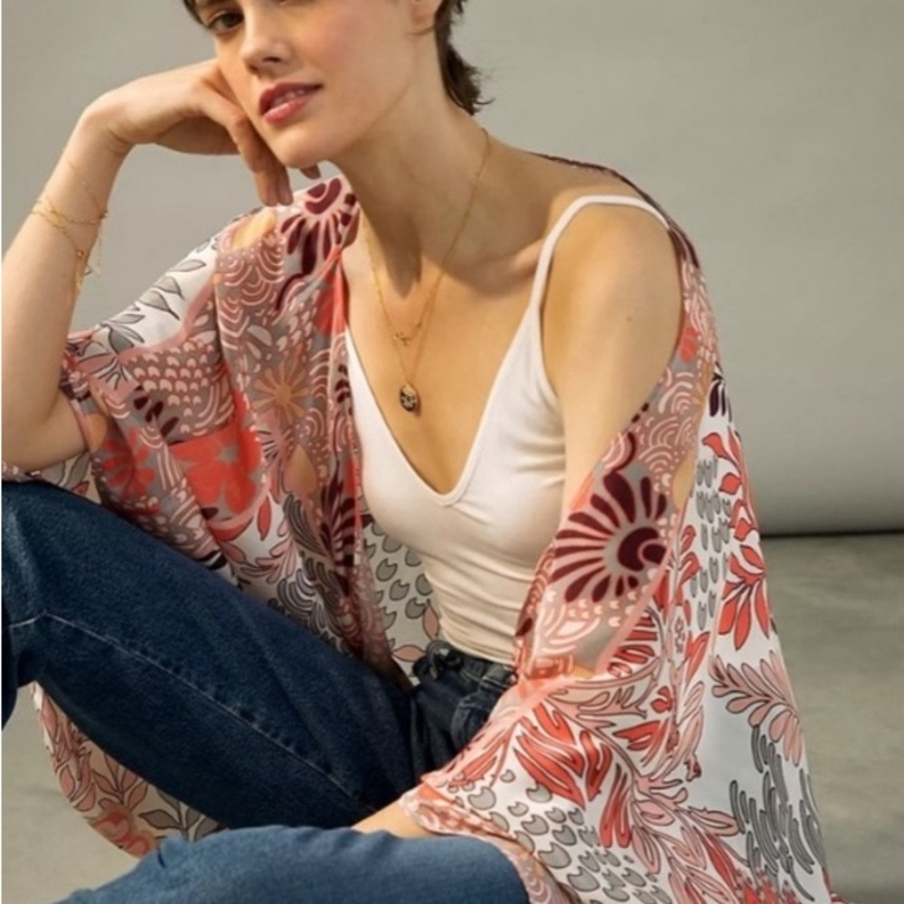 Anthropologie Larissa Kimono wrap - fabulous condition!